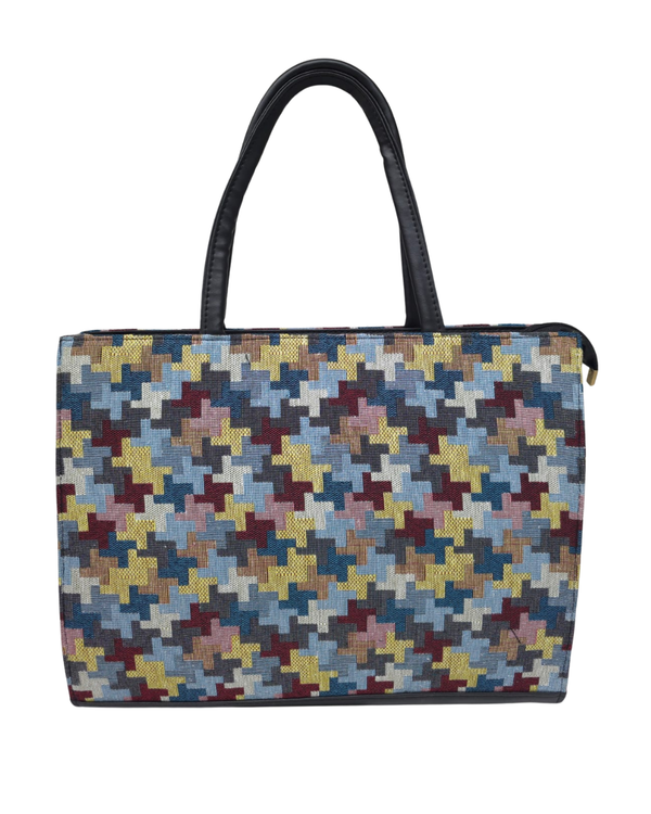 Geometric Pattern Tote Bag