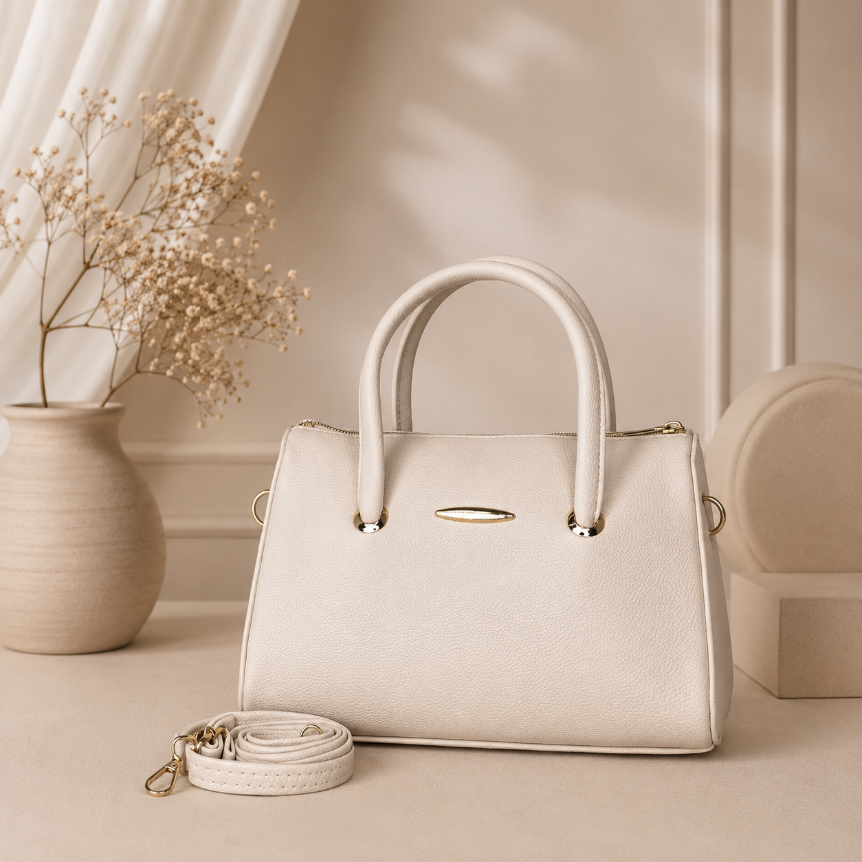 LuxeLine Top Handle Sling Bag
