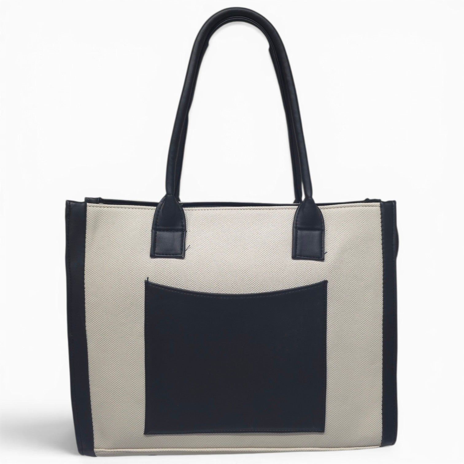 Elegant Shoulder Tote Bag with Zip Closure