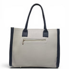 Elegant Shoulder Tote Bag with Zip Closure