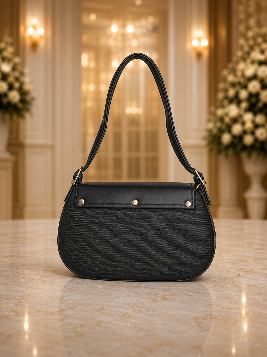Classic Elegance Flap Sling Bag for Women
