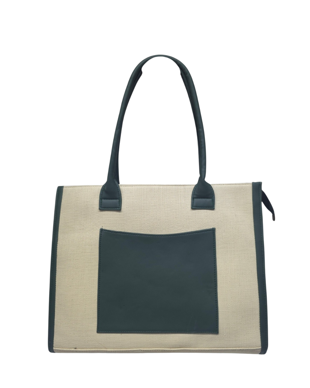Elegant Shoulder Tote Bag with Zip Closure
