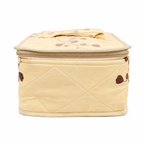 Jewellery Organizer Box with 6 Transparent Zipper Pouches & Satin Storage Case