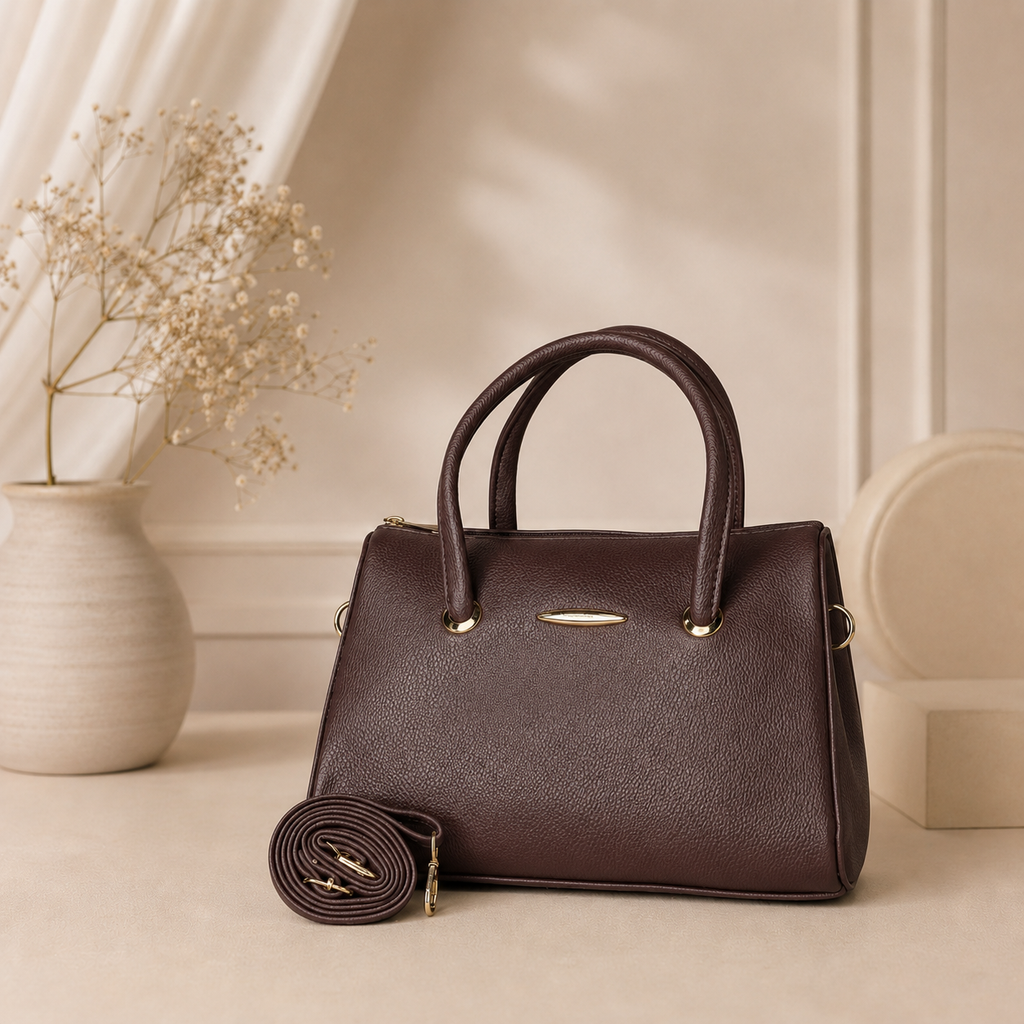 LuxeLine Top Handle Sling Bag