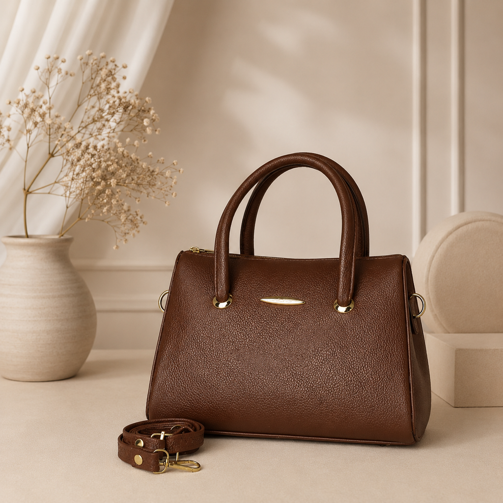 LuxeLine Top Handle Sling Bag