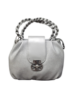 Bagitto Luxe Weave Top Handle Sling Bag for Women