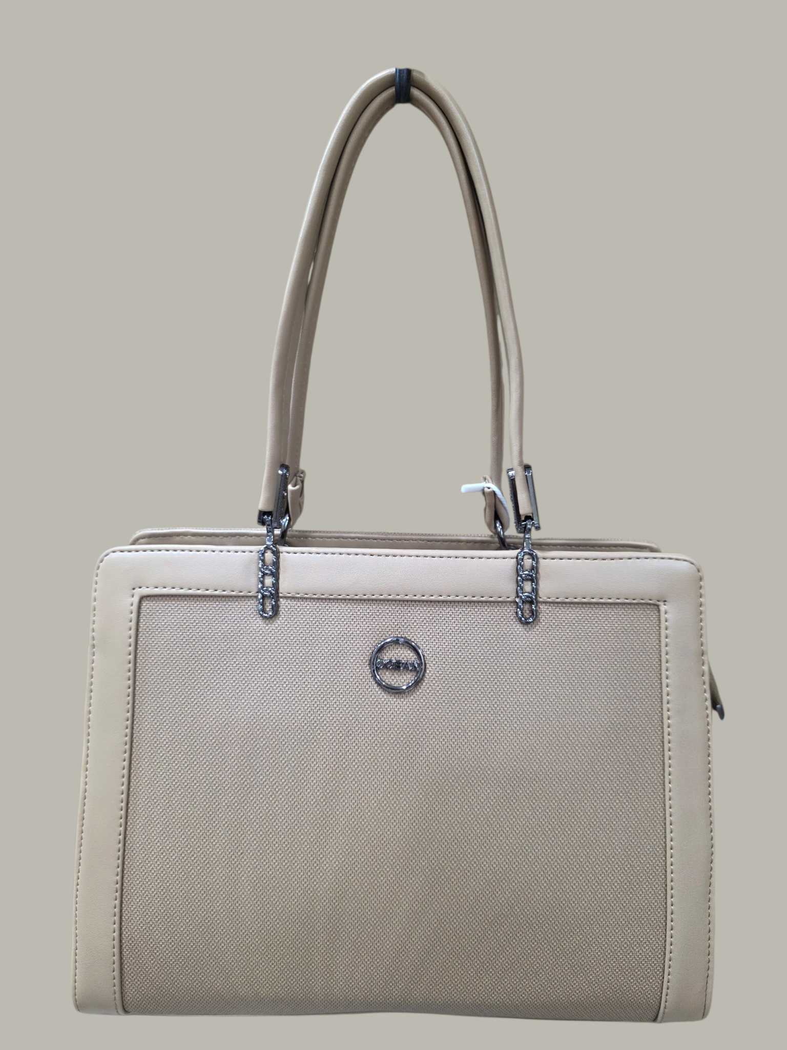Textured Panel Tote Bag