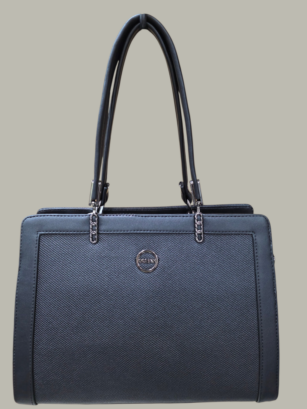 Textured Panel Tote Bag